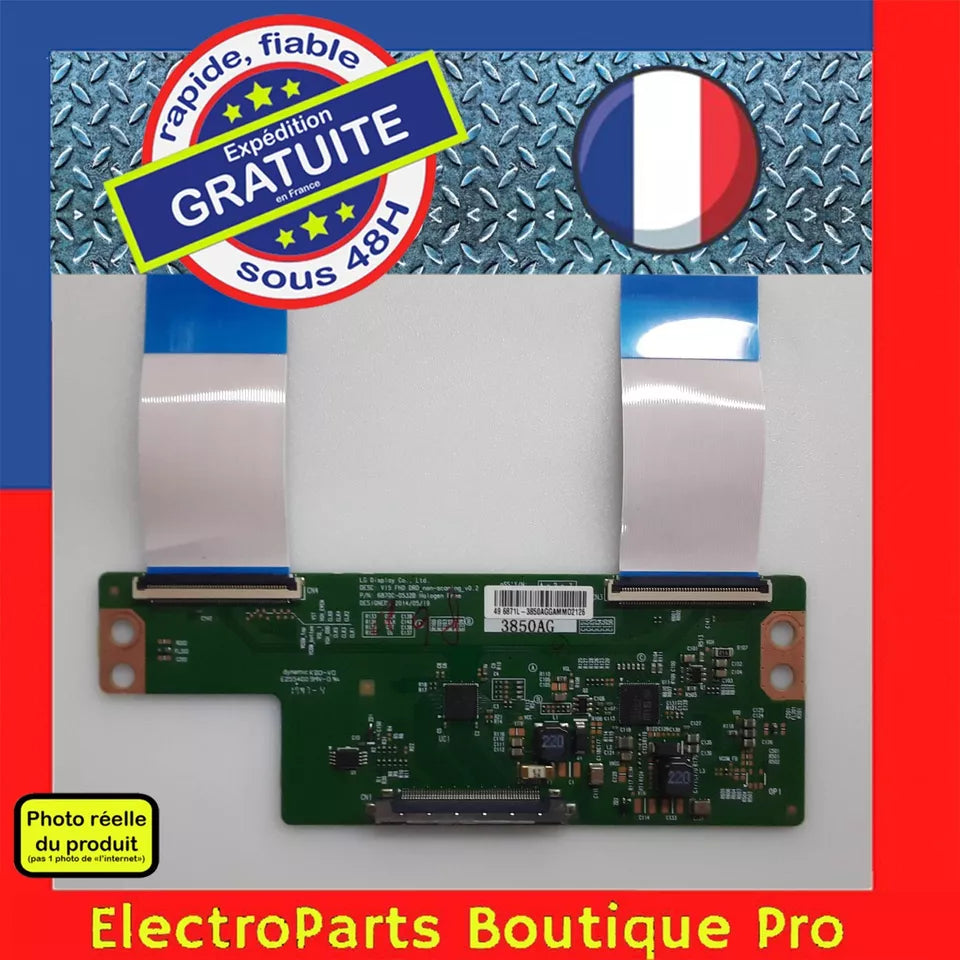 Carte T-CON LG 6870C-0532B  pour télé PANASONIC TX-49DS352E