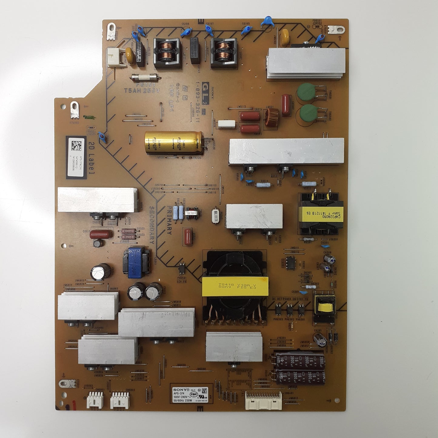 CARTE D'ALIMENTATION 147458612 / 1-893-326-11 pour Télé SONY  60W605B