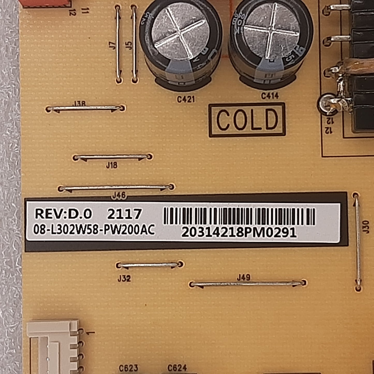 CARTE D'ALIMENTATION 08-L3202W58-P200AC pour Télé TCL  65C815