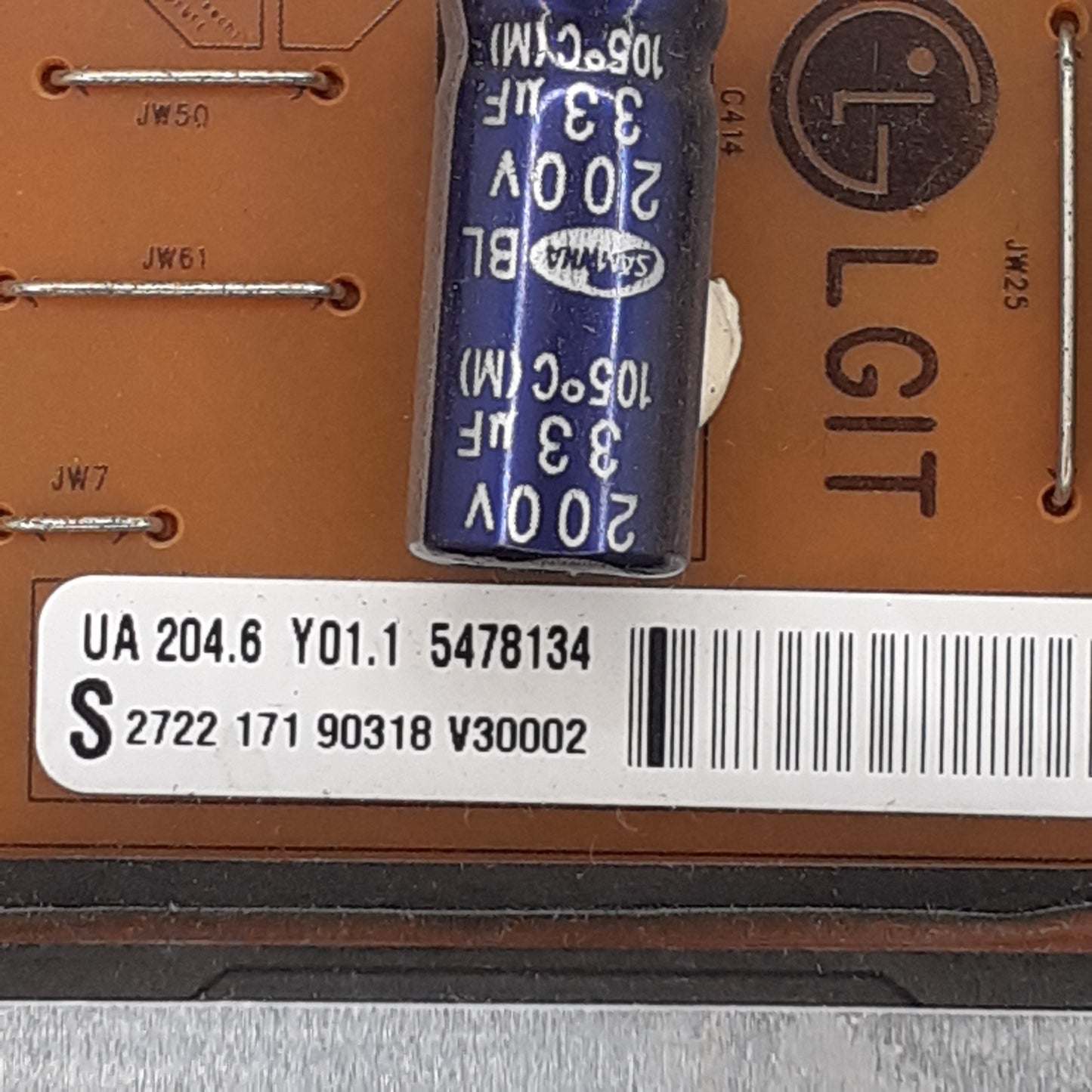 CARTE D'ALIMENTATION 272217190318 V30002 / PLDE-P007A pour Télé PHILIPS