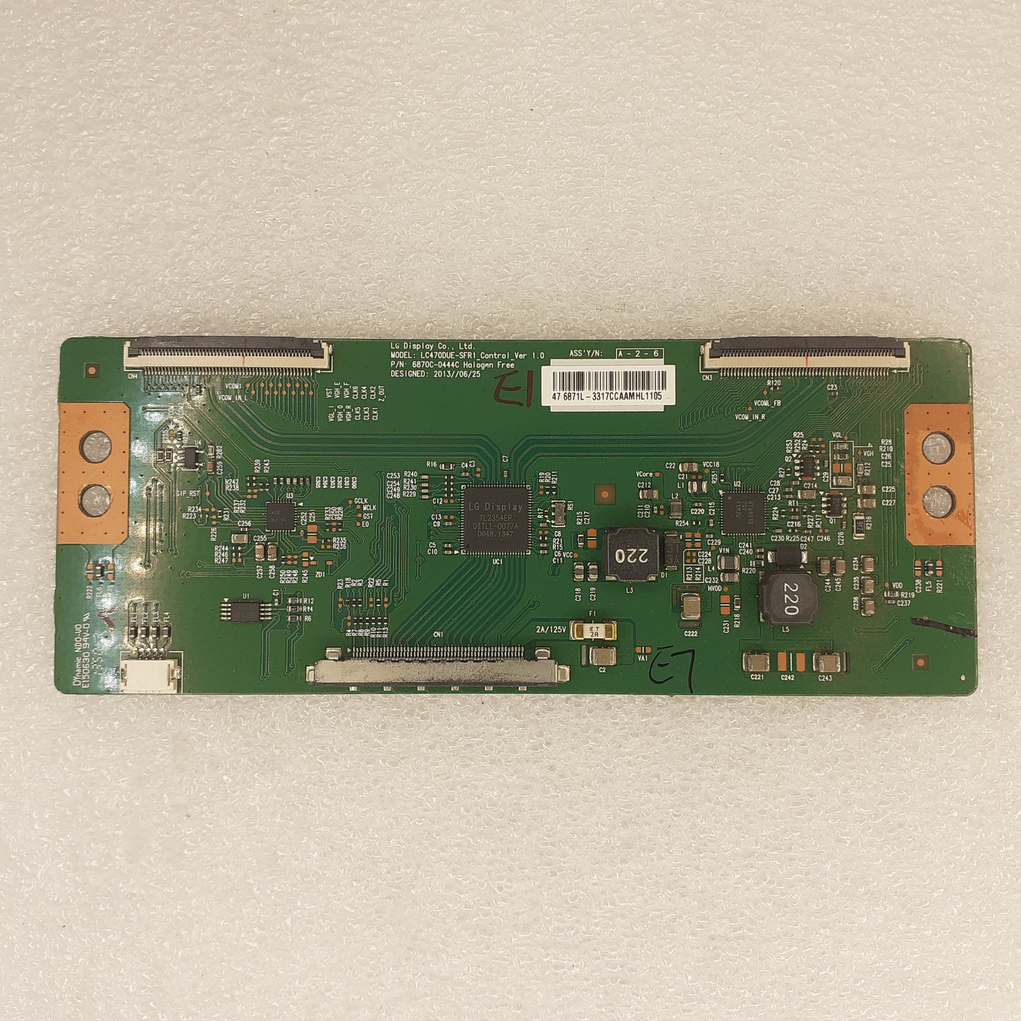 CARTE T-CON LG 6870c-0444c pour Télé PHILIPS 47PFL3188T