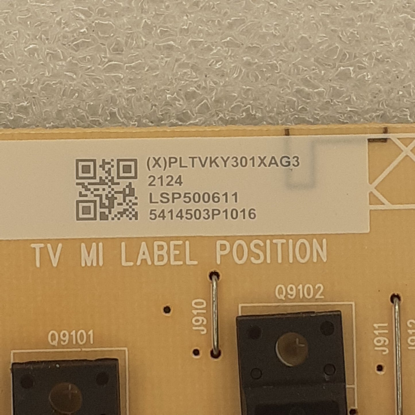 CARTE D'ALIMENTATION (X)PLTVKY301XAG3 - A2106848393 pour Télé PANASONIC  TX-50JX710