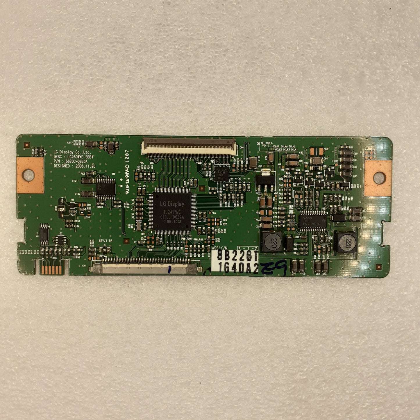 CARTE T-CON LG 6870c-0263a pour Télé PHILIPS 26PFL3606H/12