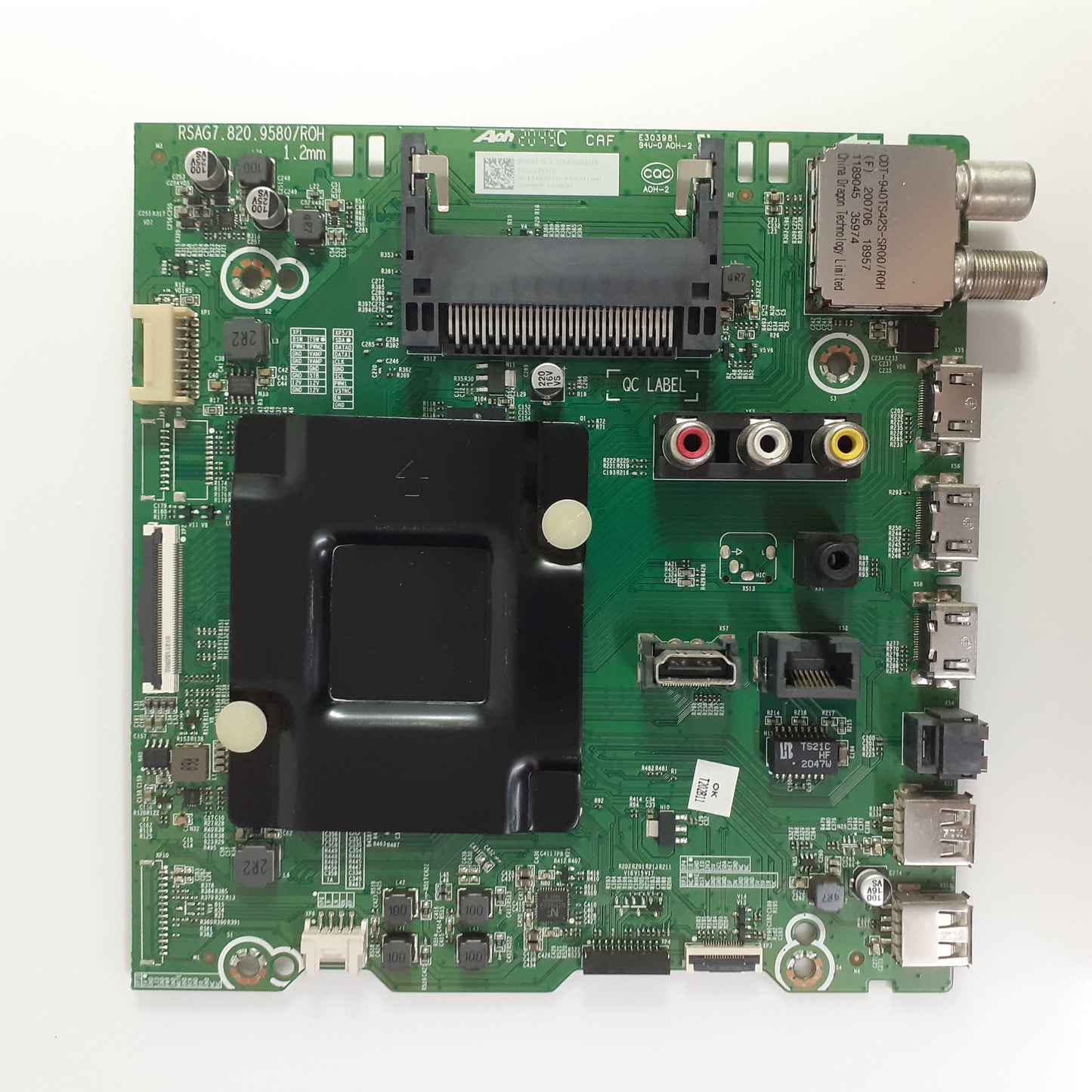 CARTE PRINCIPALE HE43A6507EUWT(0100)/268996/EK0630 / RSAG7.820.9580/ROH pour Télé HISENSE  43A7500F
