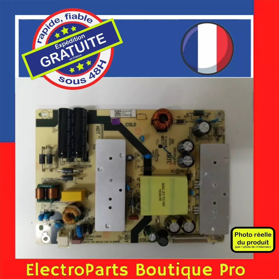 Carte d'alimentation AMTC TV3903-ZC02-01 pour télé SCHNEIDER SC-LED43SC300BSA