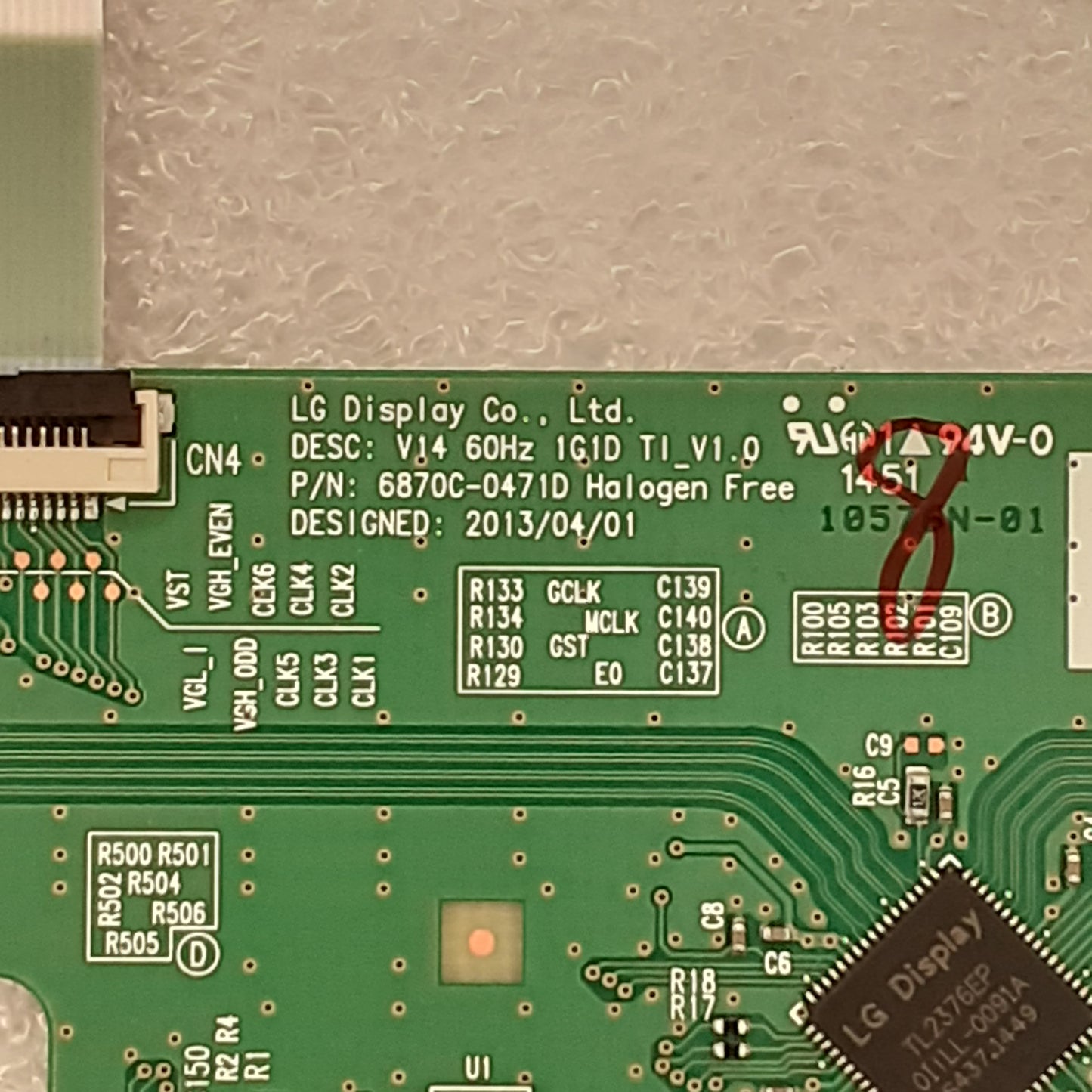 CARTE T-CON LG 6870c-0471D pour Télé LG  55LB5610