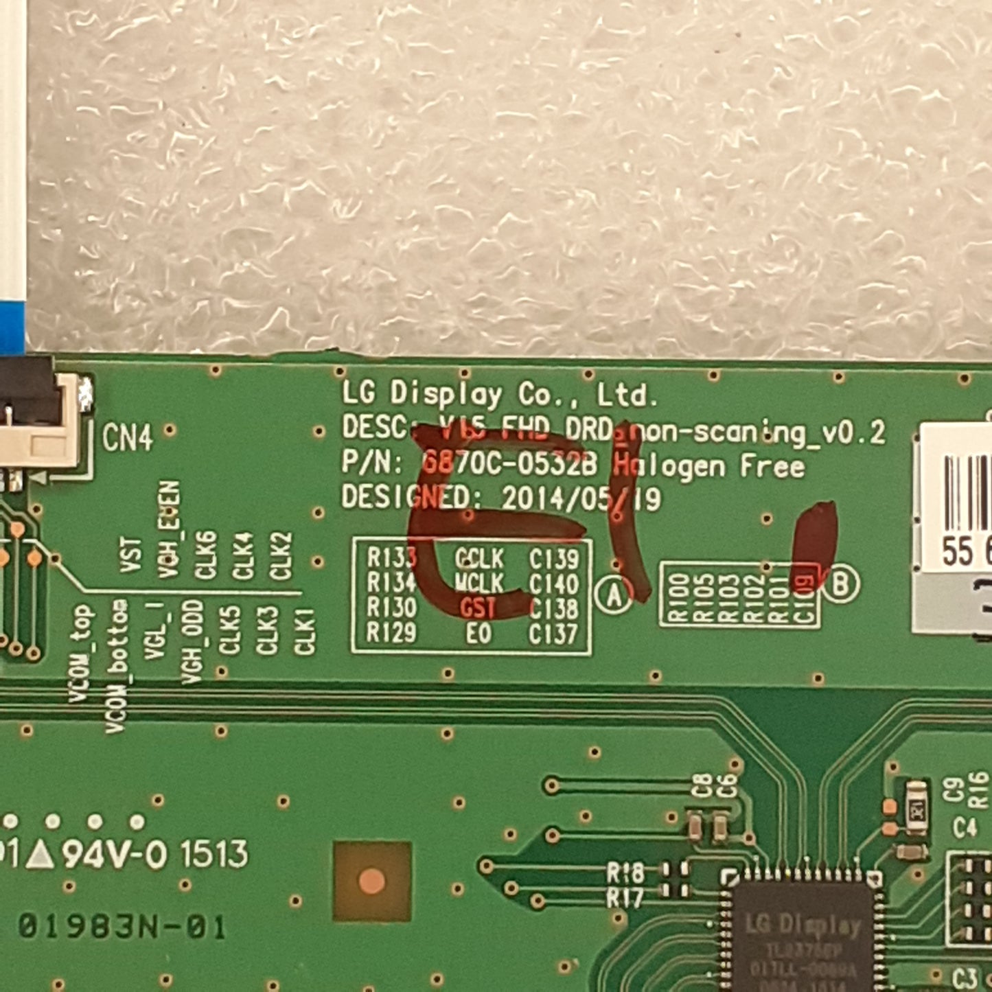 CARTE T-CON LG 6870c-0532b pour Télé HAIER  LE55B8000TF