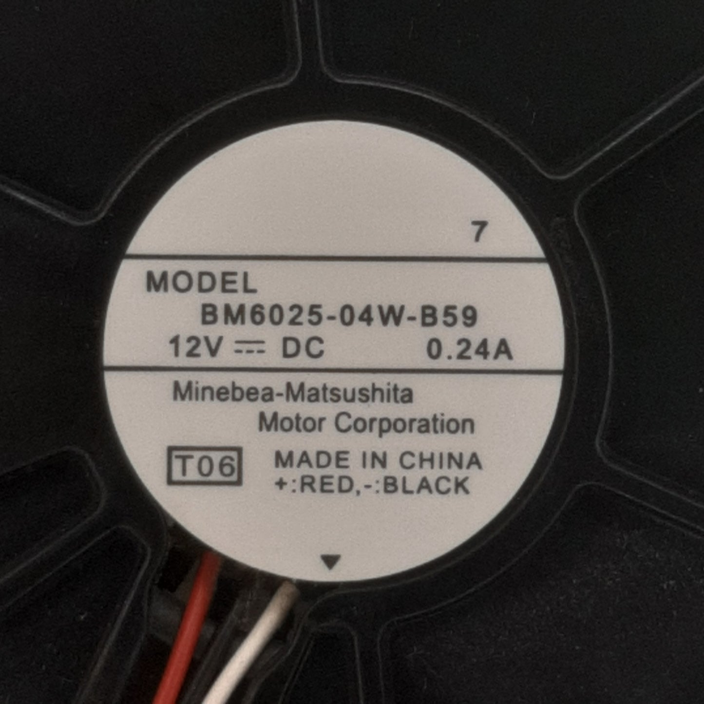 VENTILATEUR NMB BM6025-04W-B59 pour Vidéoprojecteur MITSUBISHI M1KY