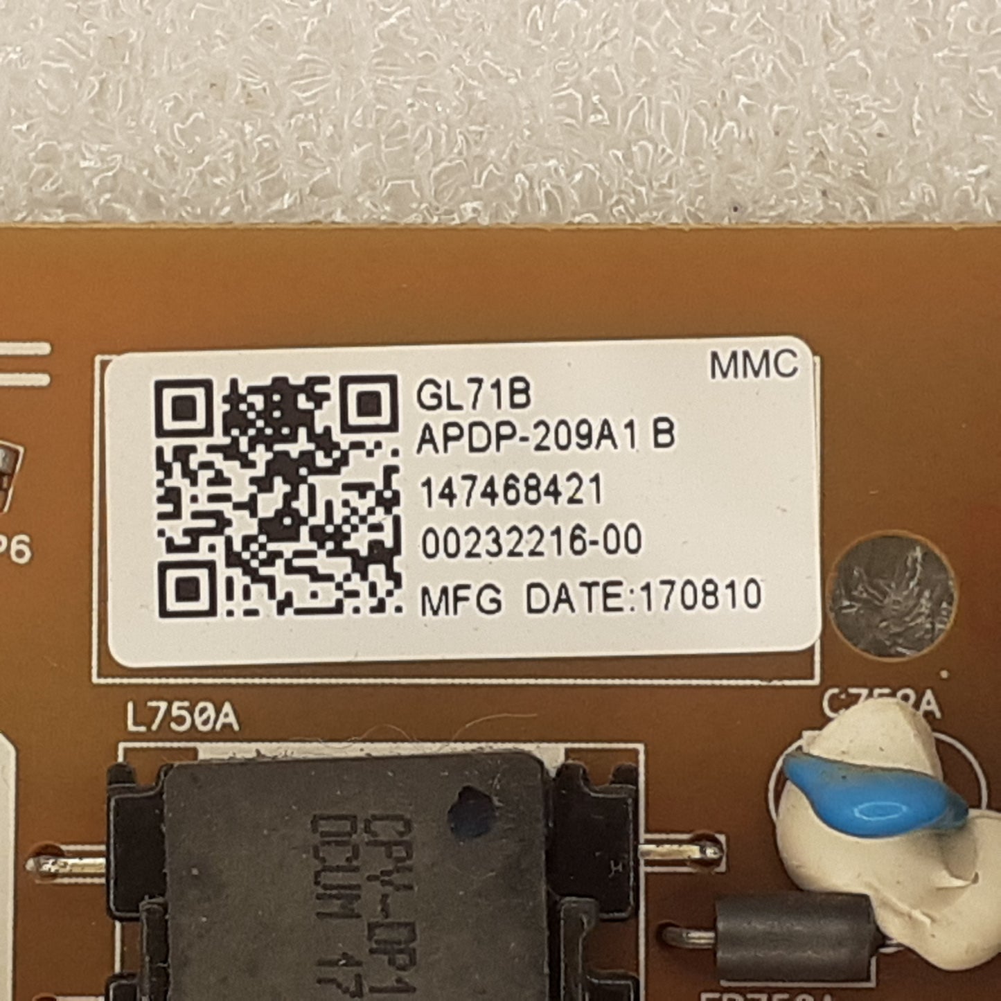 CARTE D'ALIMENTATION 147468421 pour Télé SONY  KD-55XE8596