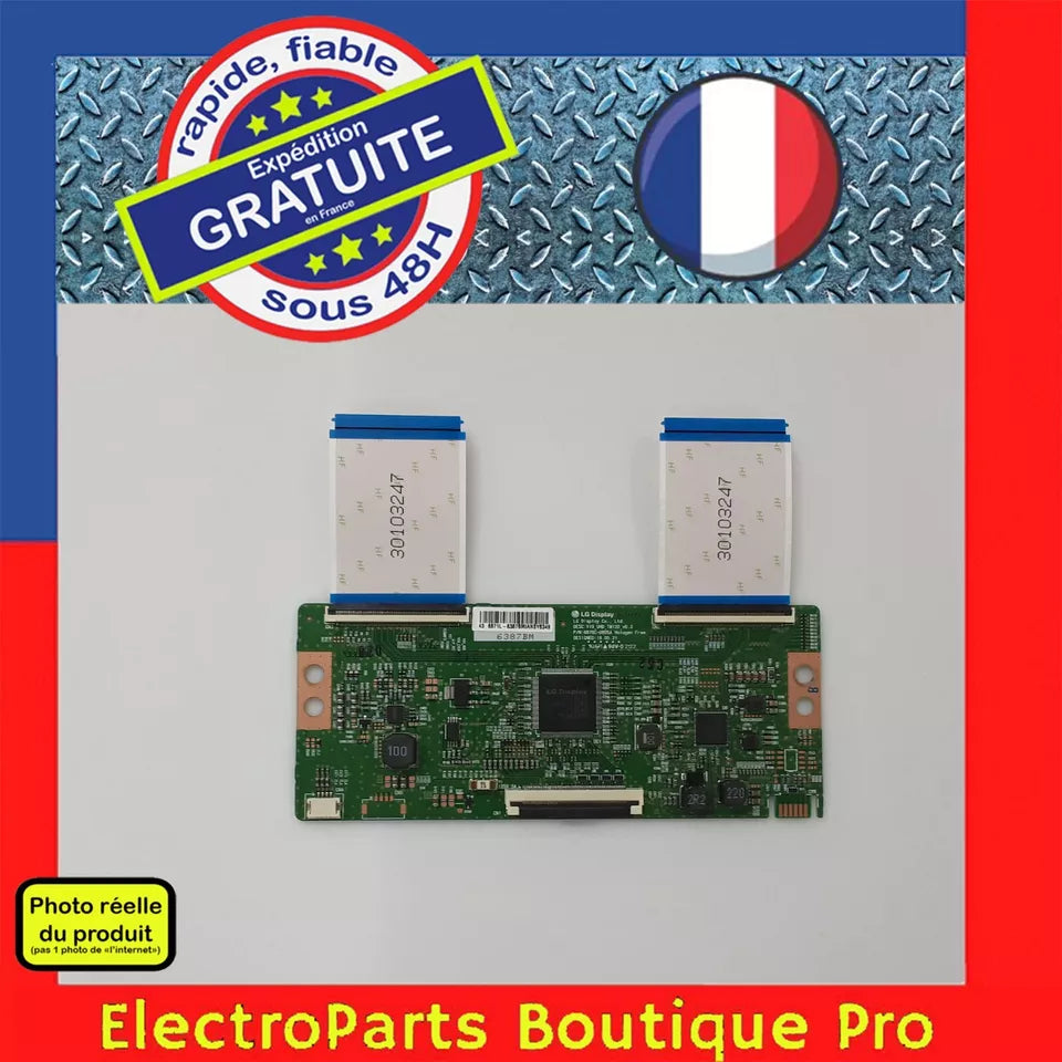 Carte T-CON 6870C-0805a pour télé PANASONIC TX-43LX650E