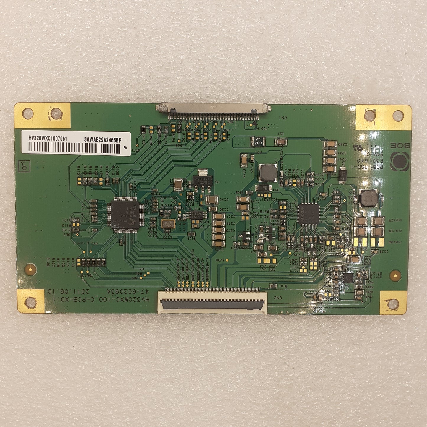 CARTE T-CON HV320WXC-100_C-PCB-X0.1 / 47-602093A pour Télé LISTO 32LCDUSB-654