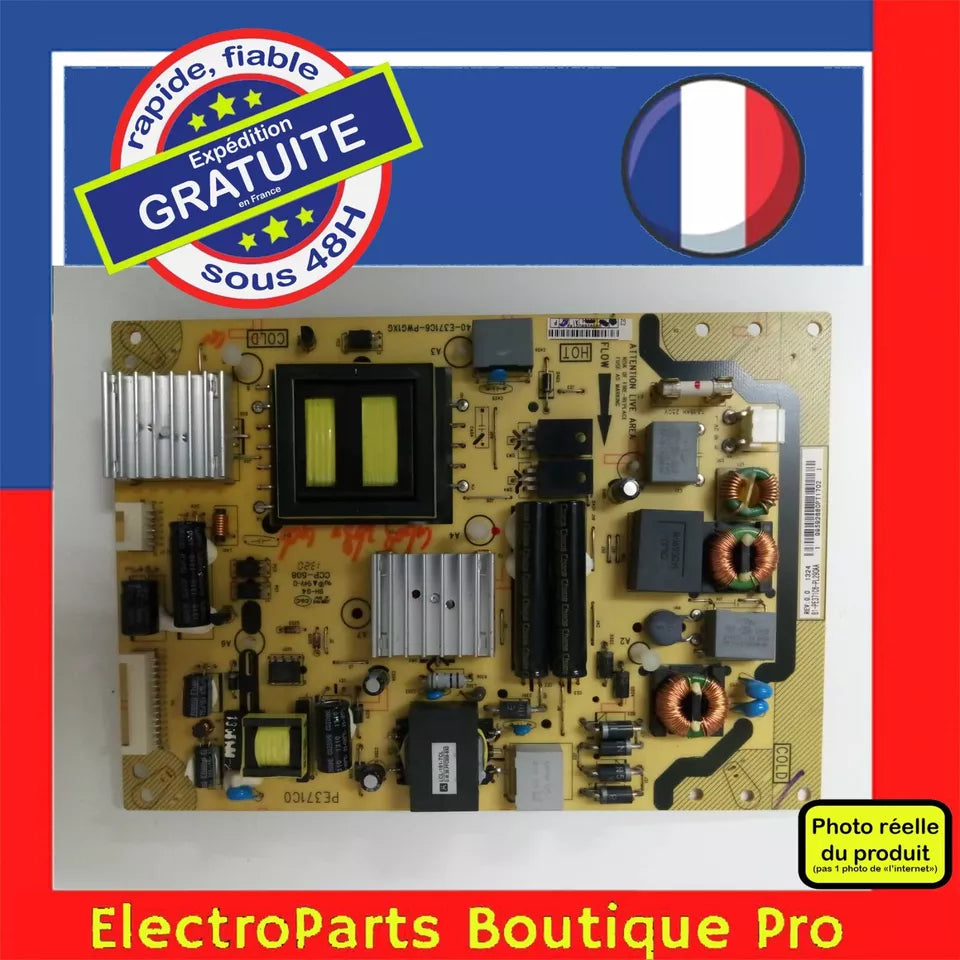 Carte d'alimentation 81-PE371C6-PL290AA pour télé THOMSON 39FU5553