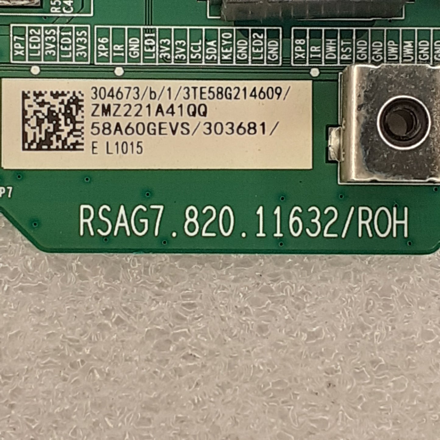 CARTE PRINCIPALE 58A60GEVS/303681/EL1015 / RSAG7.820.11632/ROH pour Télé HISENSE  58A7GQ