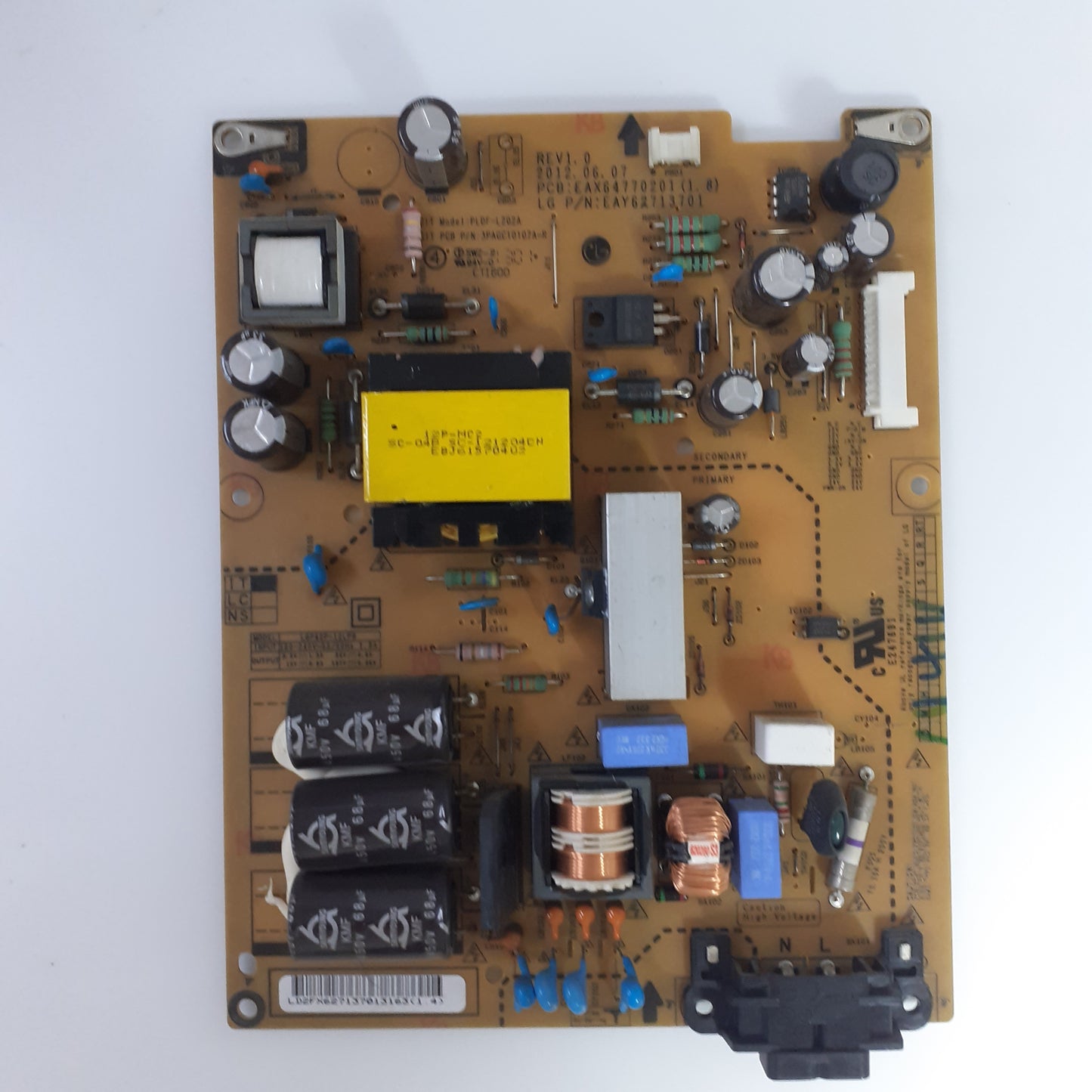 CARTE D'ALIMENTATION EAY62713701 pour Télé LG 42LM3450