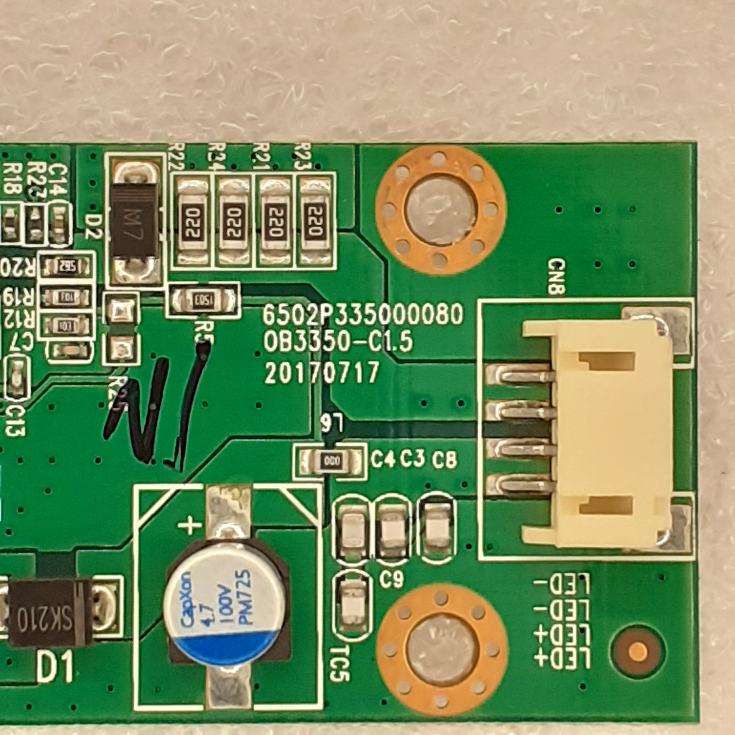 CARTE T-CON 6502P335000080 0B3350-C1.5 pour moniteur MSI OPTIX MAG24C
