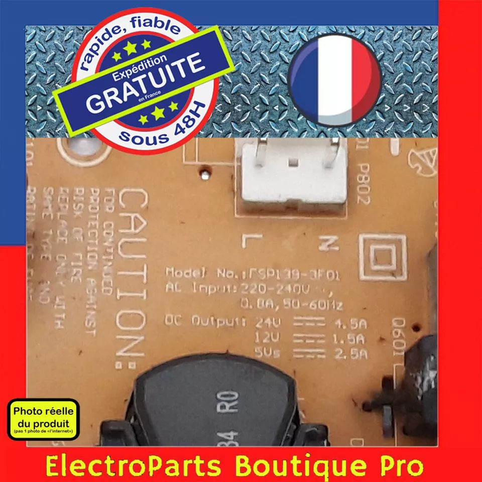 Carte d'alimentation YTA910R 01203520 FSP139-3F01 pour télé GRUNDIG 3 32-3941 T