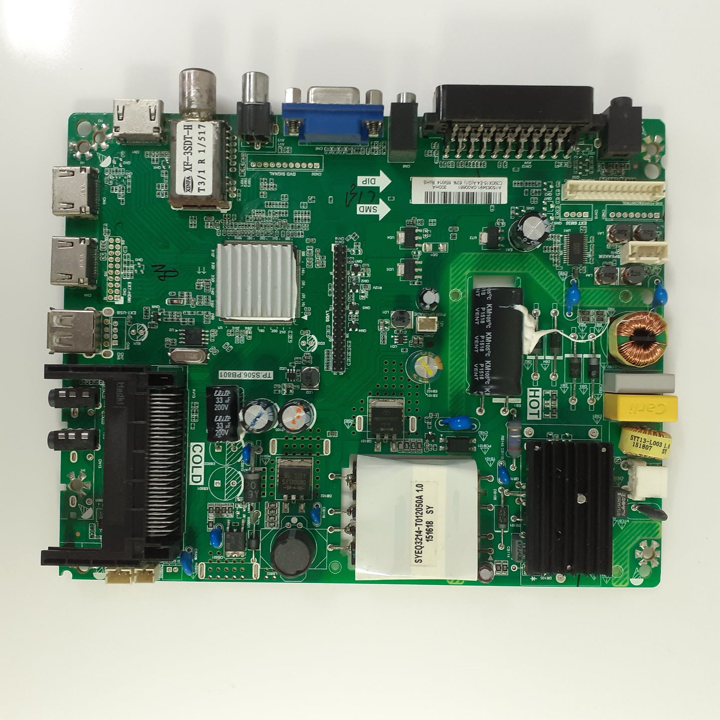 Carte principale combinée C390X15-E4-A(G1) / TP.S506.PB801 pour Télé PROLINE L3933HD LED