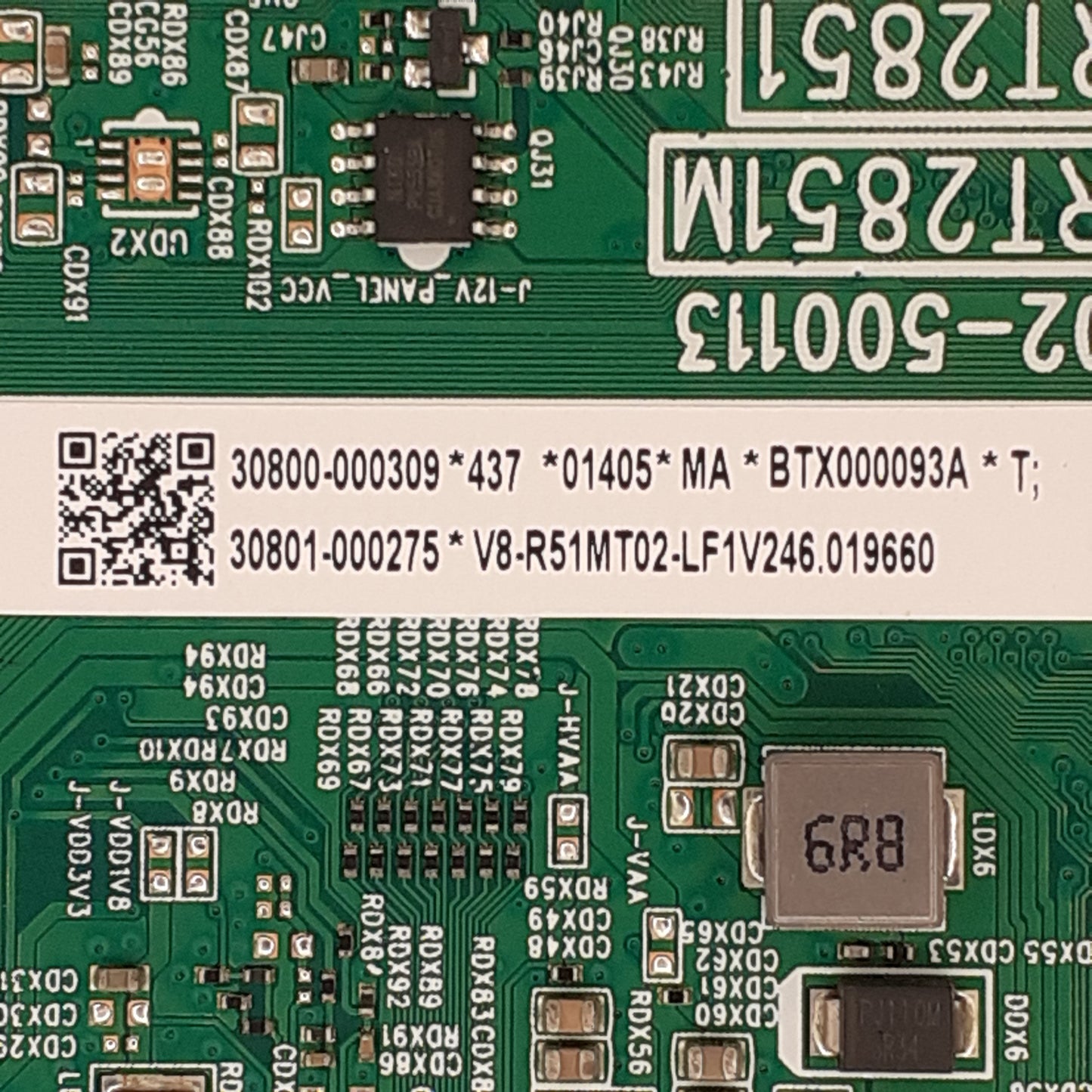 Carte principale combinée 40-R51MK2-MPC2HG / 30800-000309 pour Télé TCL  43P725