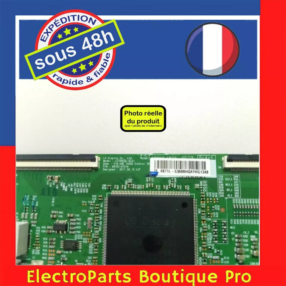 Carte T-CON 6870C-0751A  pour télé SONY KD-75XF8596