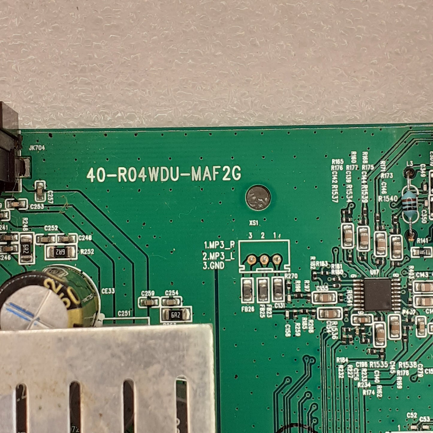 CARTE PRINCIPALE 40-R04WDU-MAF2G pour minichaîne hifi PHILIPS FX25/12
