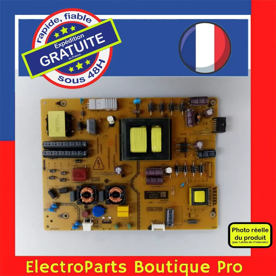 Carte d'alimentation VESTEL 17IPS72 23330818 pour télé TECHWOOD  TK55BC01B