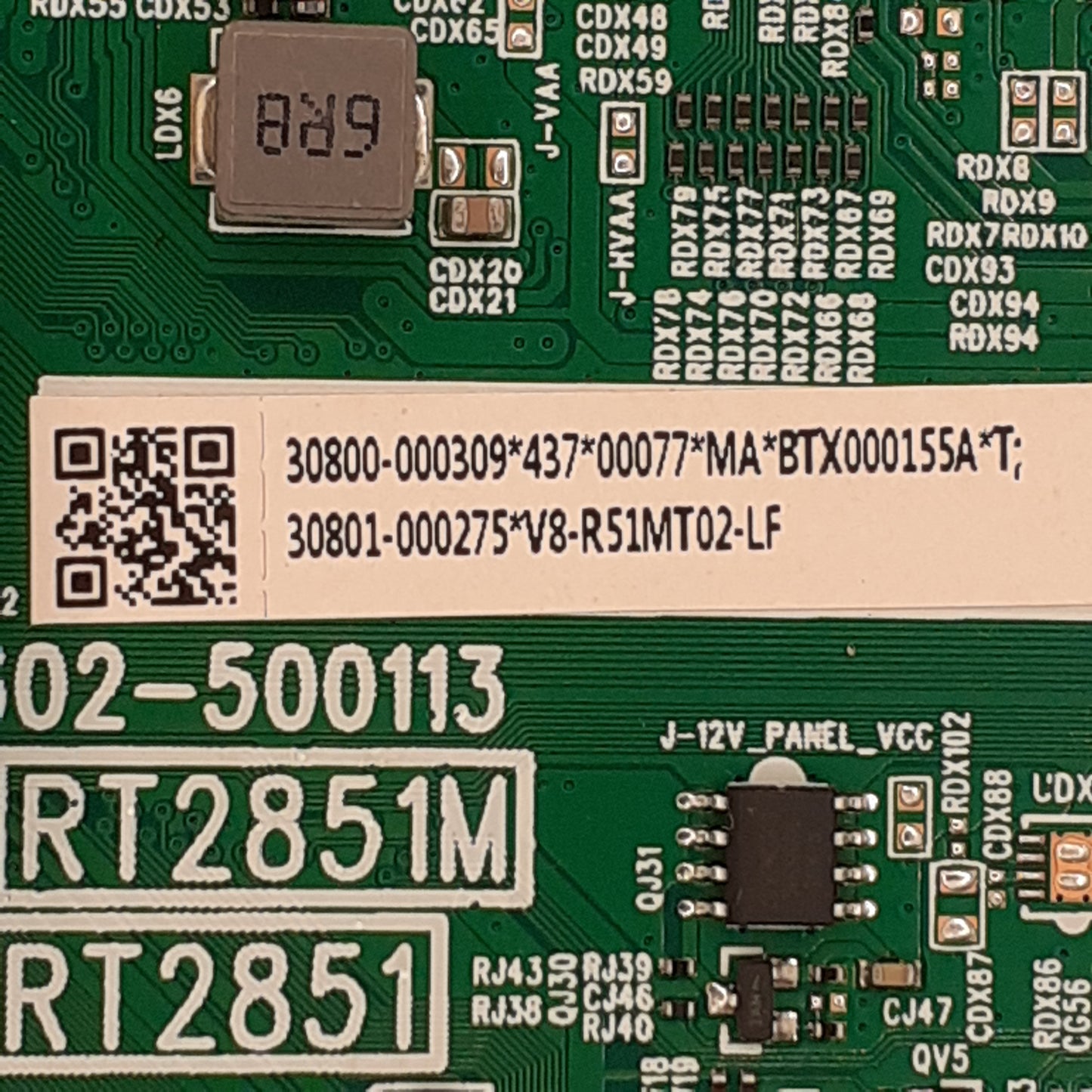 Carte principale combinée 40-R51MK2-MPC2HG / 30800-000309 pour Télé TCL  43P725