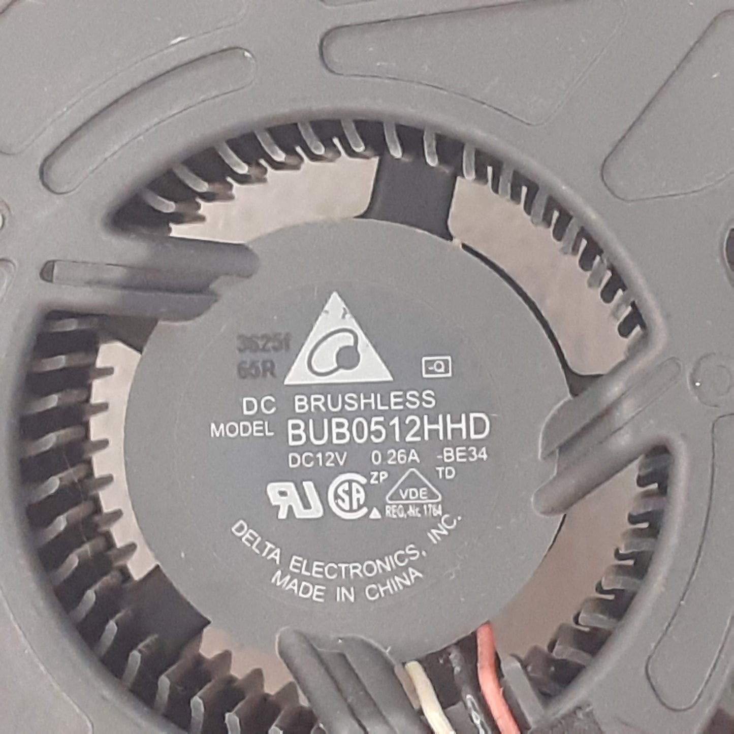 VENTILATEUR DELTA BUB0512HHD pour Vidéoprojecteur OPTOMA DAESNZGU