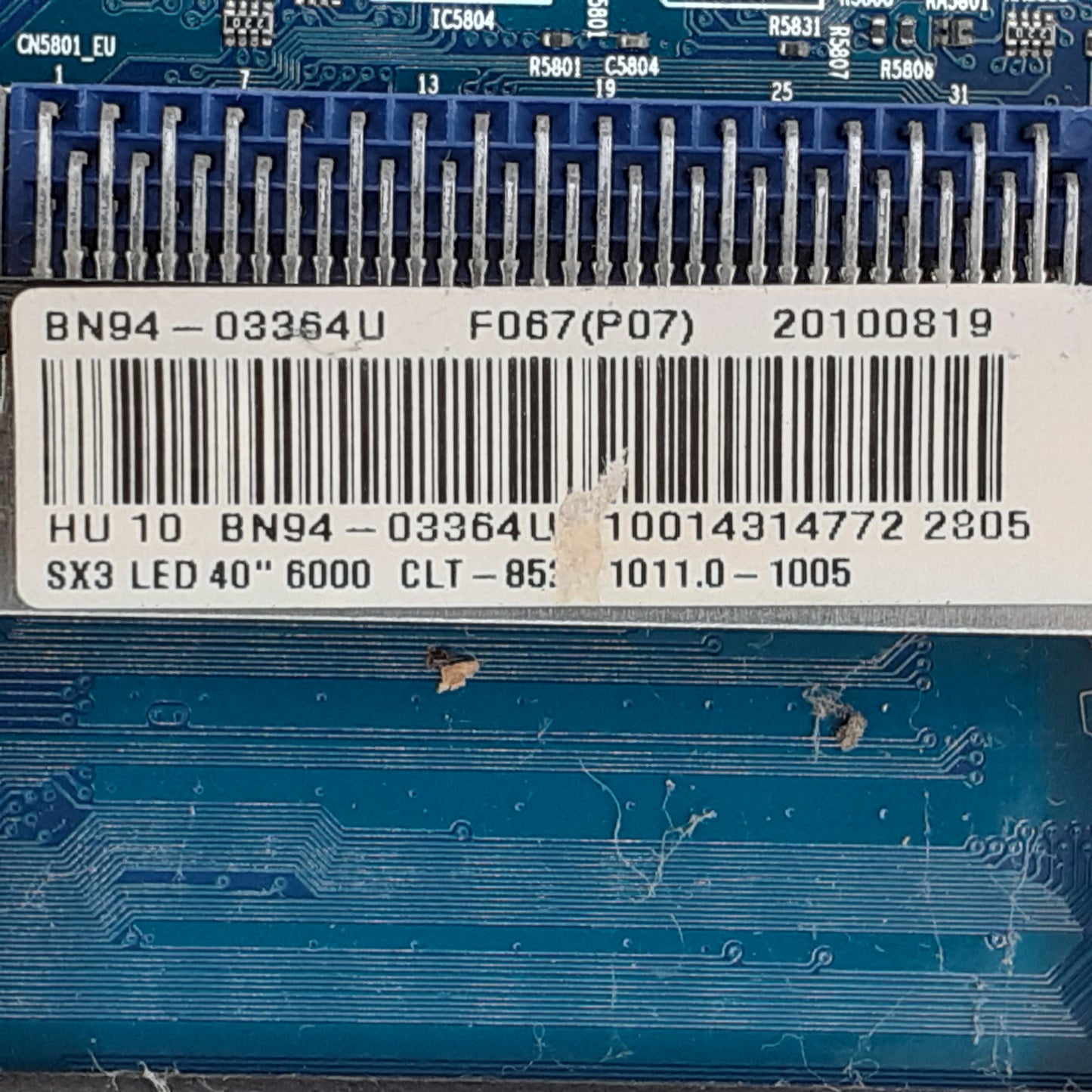 CARTE PRINCIPALE BN94-03364U pour Télé SAMSUNG  UE40C6000 RWXZF