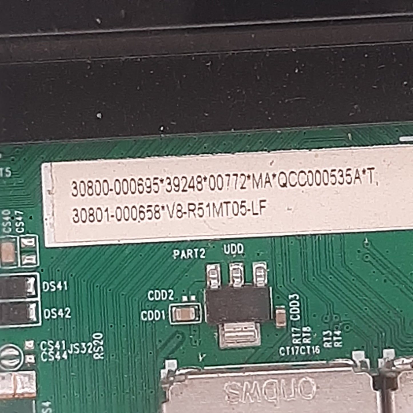 CARTE PRINCIPALE V8-R51MT05-LF pour Télé TCL 55P631