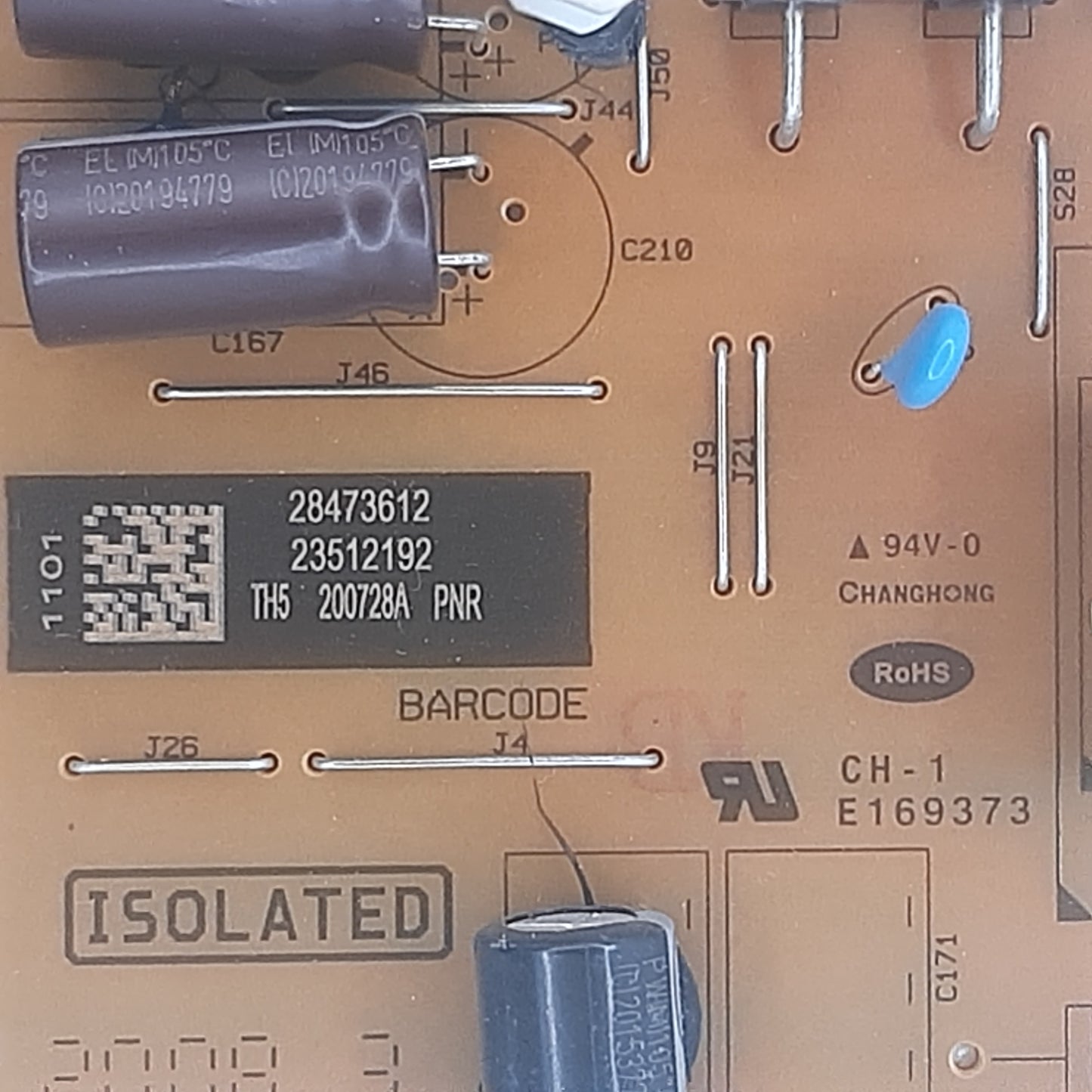 CARTE D'ALIMENTATION VESTEL 23512192 pour Télé HITACHI 55HK6100W