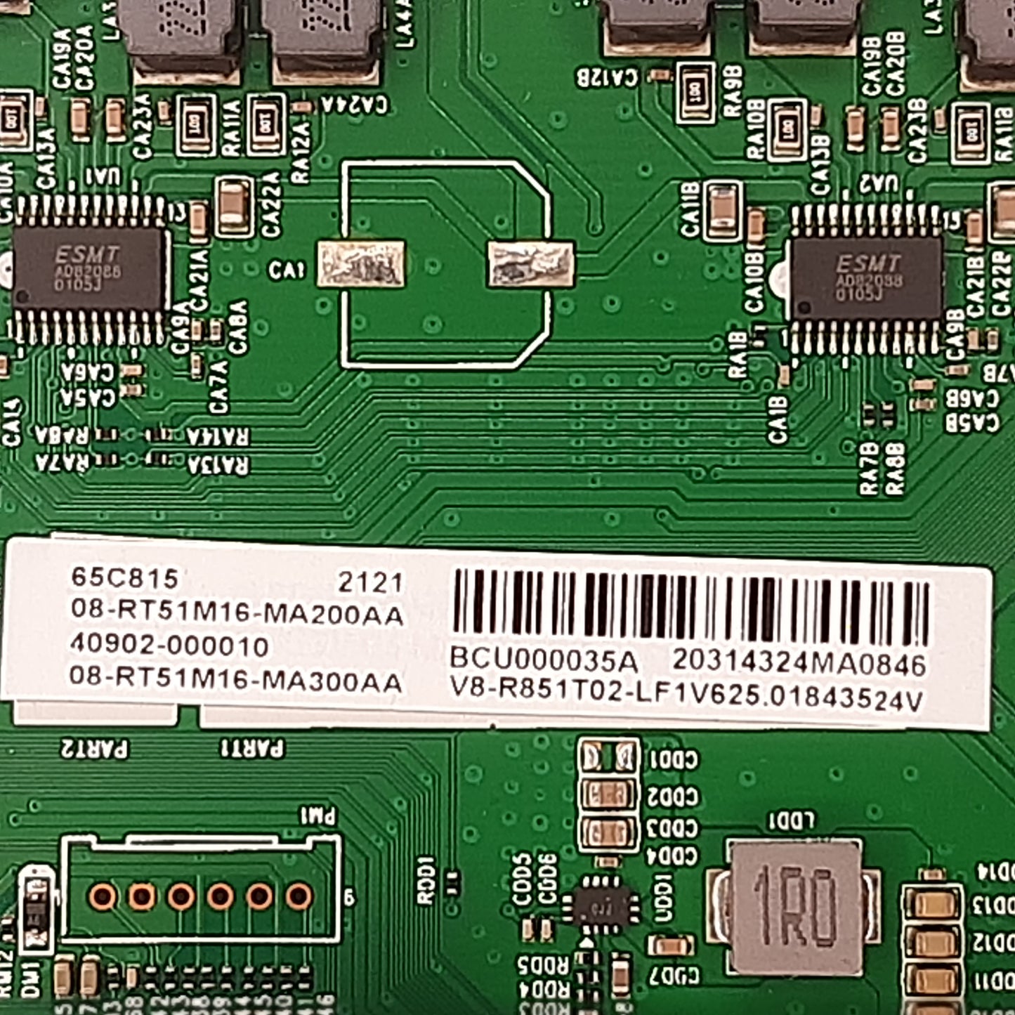 CARTE PRINCIPALE 08-RT51M16-MA200AA pour Télé TCL  65C815