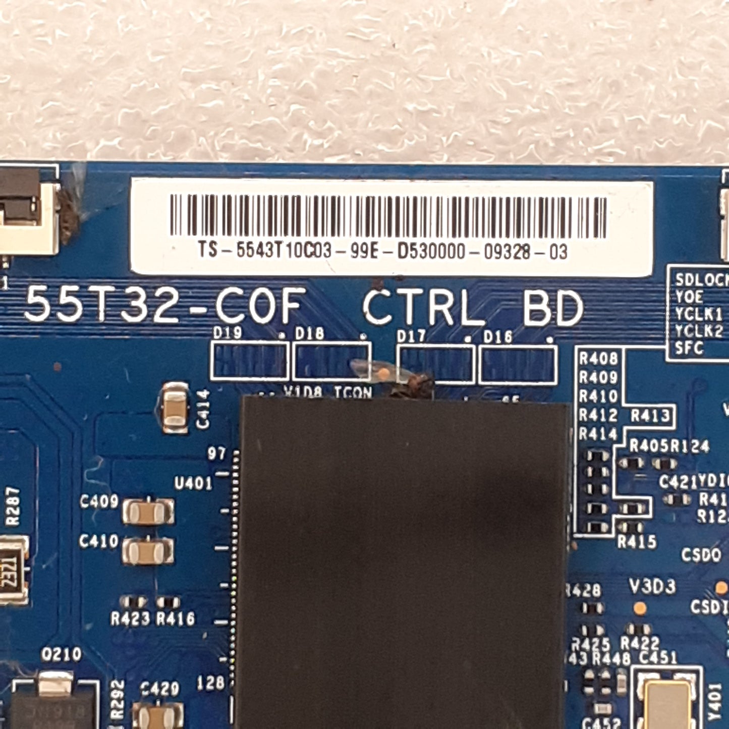 CARTE T-CON 55T32-C0F pour Télé TECHWOOD  TK43UHD03B