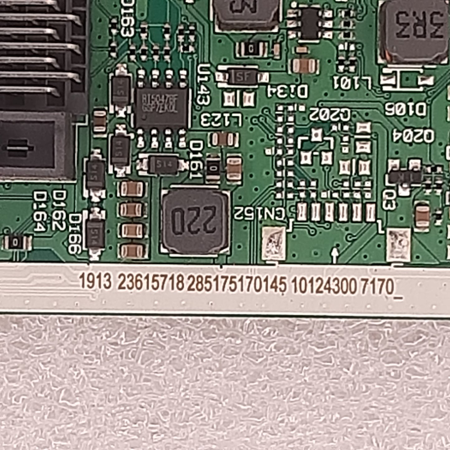 CARTE PRINCIPALE VESTEL 23615718 pour Télé TOSHIBA 49UA3A63DG