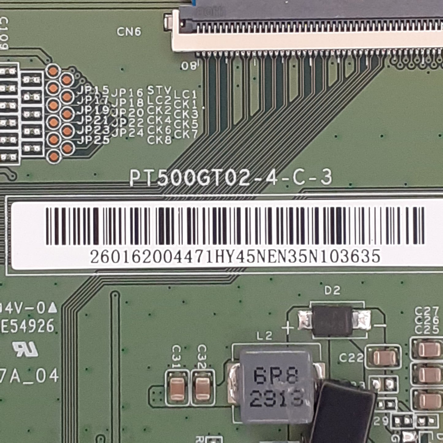 CARTE T-CON PT500GT02-4-C-3 pour Télé THOMSON 40FU3253C