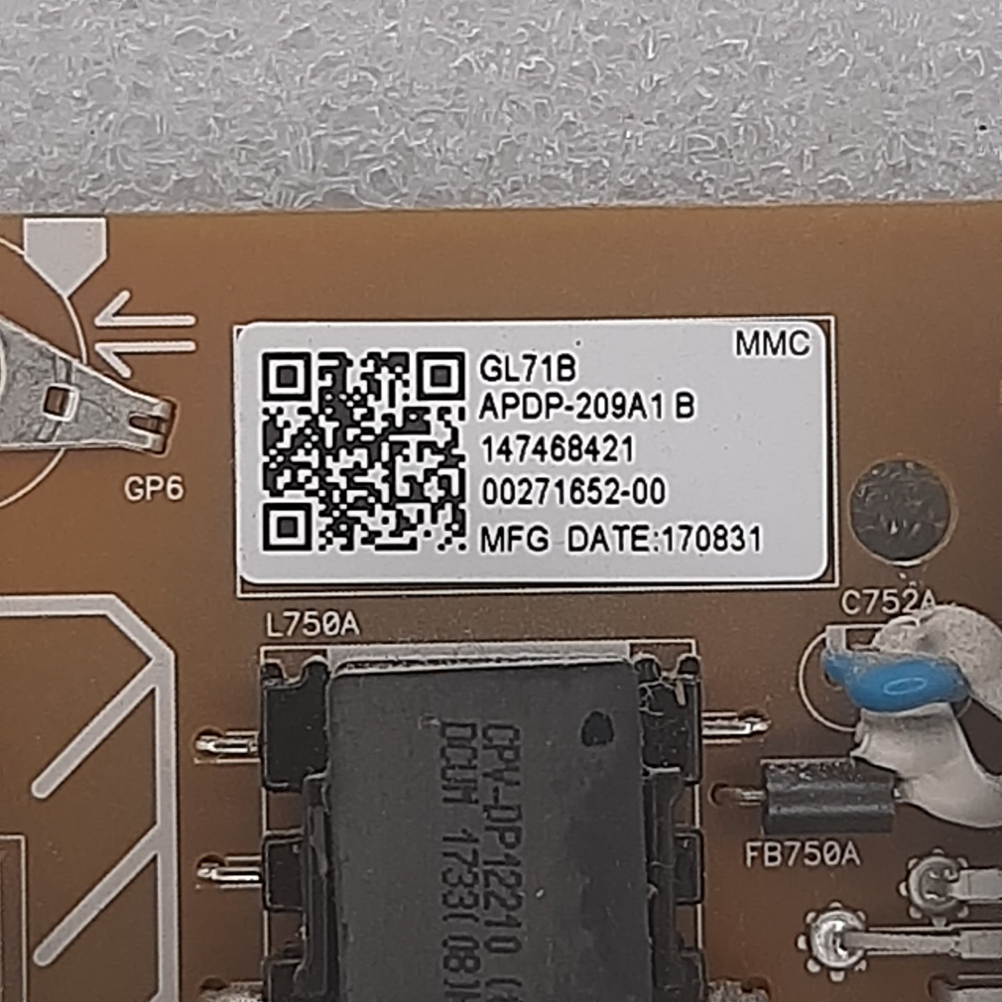 CARTE D'ALIMENTATION DELTA 147468421 pour Télé SONY KD-55XE8596