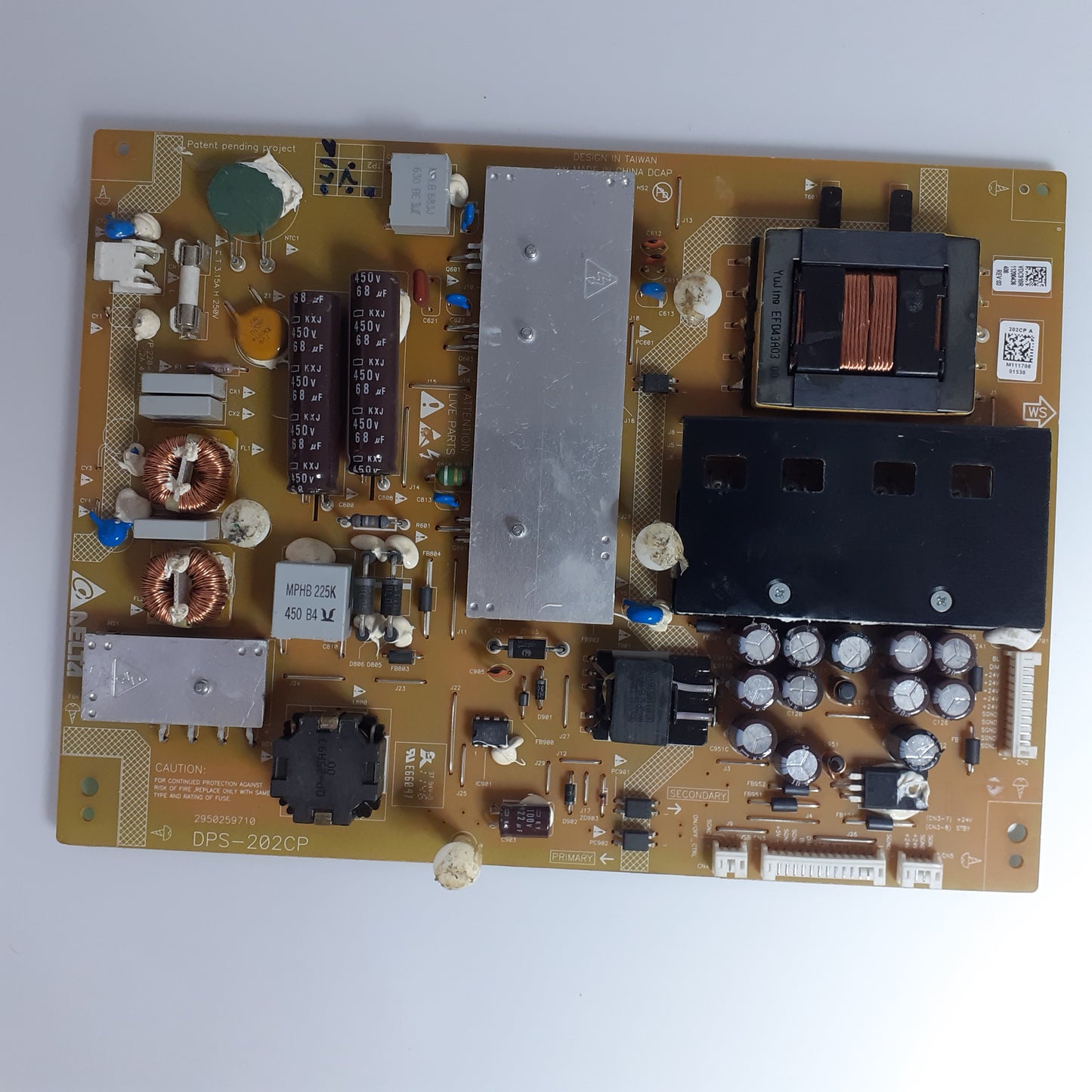 CARTE D'ALIMENTATION VDC910R / DPS-202CP A pour Télé GRUNDIG 55 FLE 9170