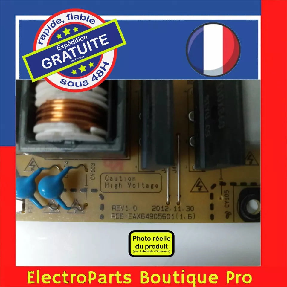 Carte d'alimentation  EAX64905601 pour télé LG 55LN575S