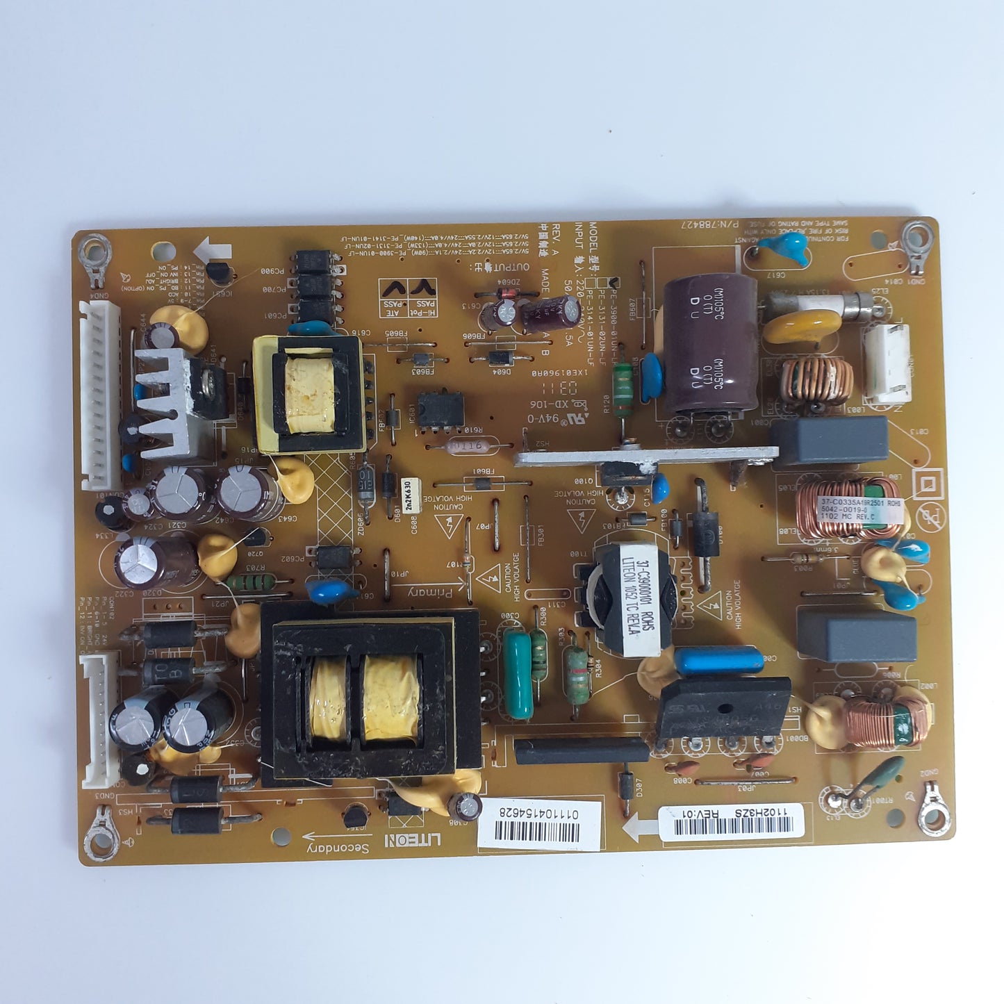 CARTE D'ALIMENTATION 1102H3ZS / PE-3900-01UN-LF pour Télé TOSHIBA