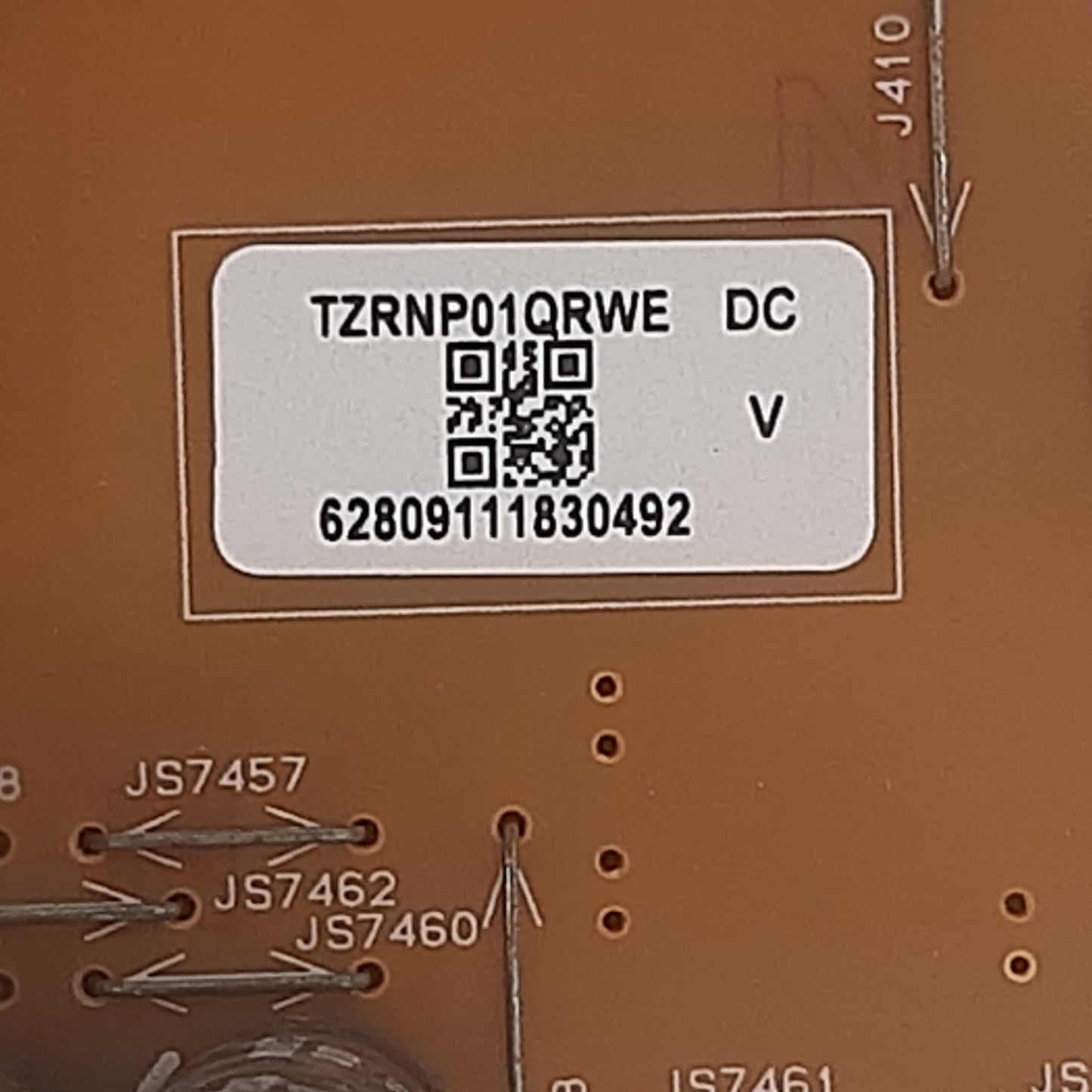 CARTE D'ALIMENTATION TZRNP01QRWE DC pour Télé PANASONIC TX-65FZ800E