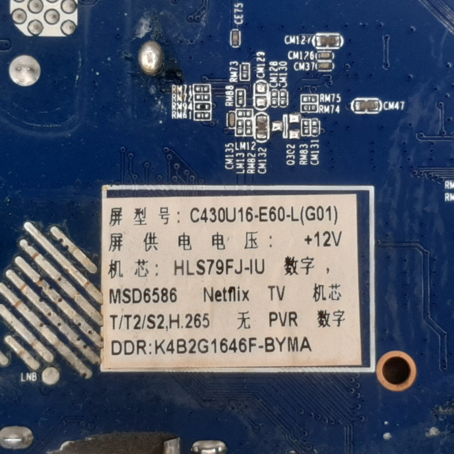 CARTE PRINCIPALE HLS79FJ-IU pour Télé JVC  LT-43HW95U