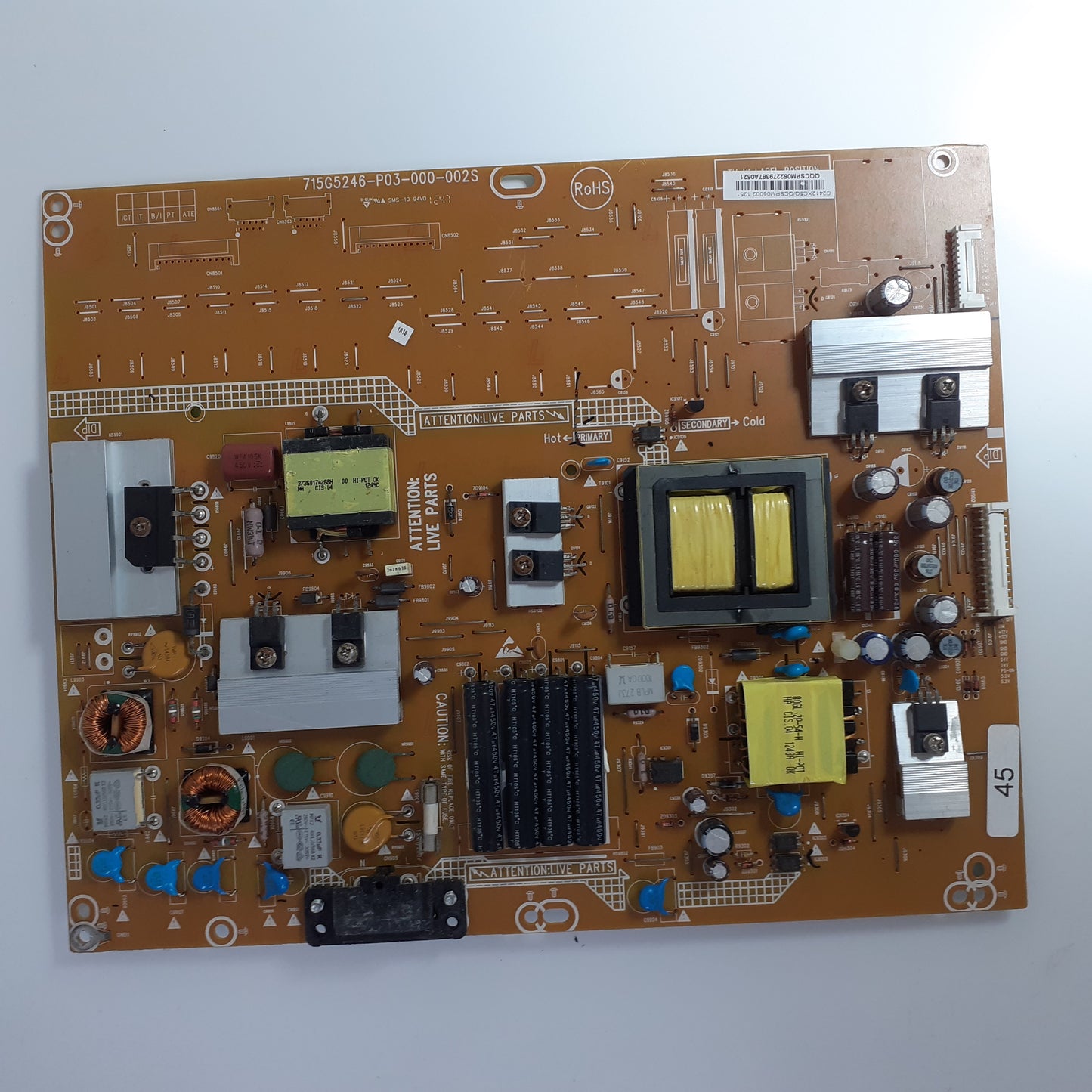 CARTE D'ALIMENTATION C2412XC5Q/QSCPM06002 / 715G5246-P03-000-002S pour Télé PHILIPS