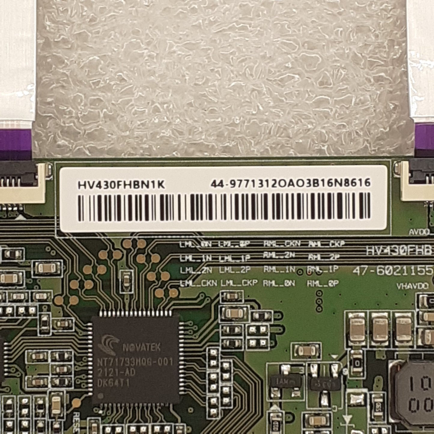 CARTE T-CON HV430FHBN1K pour Télé SONY KDL-43WF660