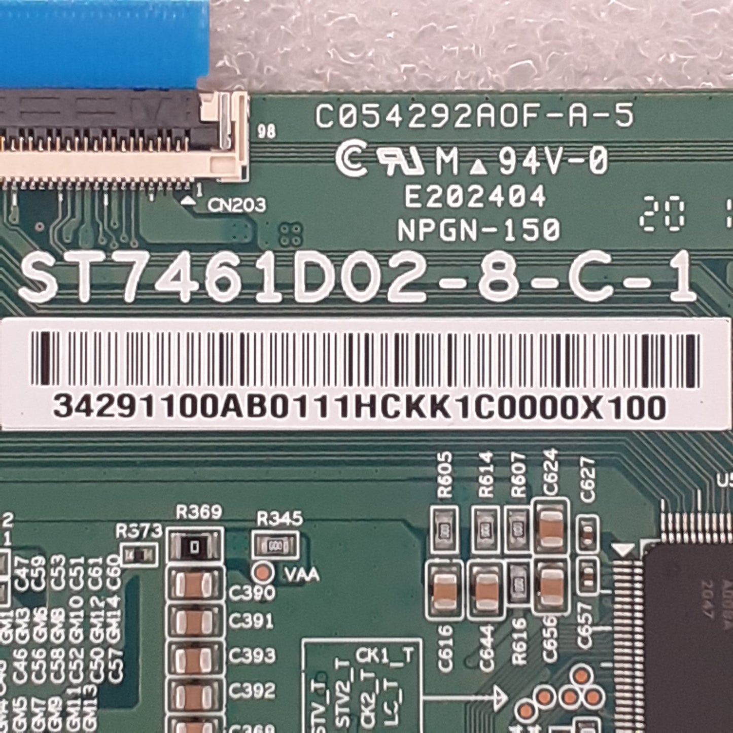 CARTE T-CON ST7461D02-8-C-1 pour Télé TCL  75C815