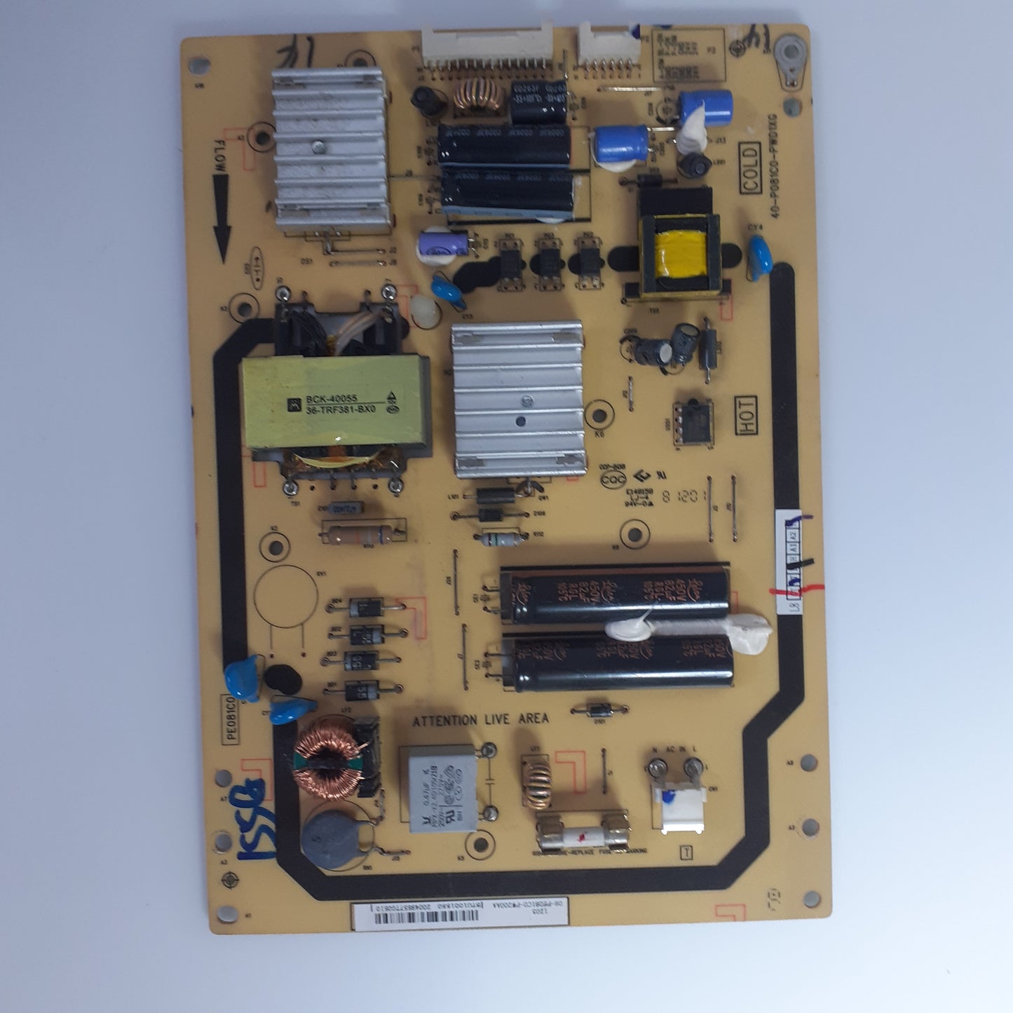 CARTE D'ALIMENTATION 08-PE081C0-PW200AA pour Télé THOMSON 32HU5253