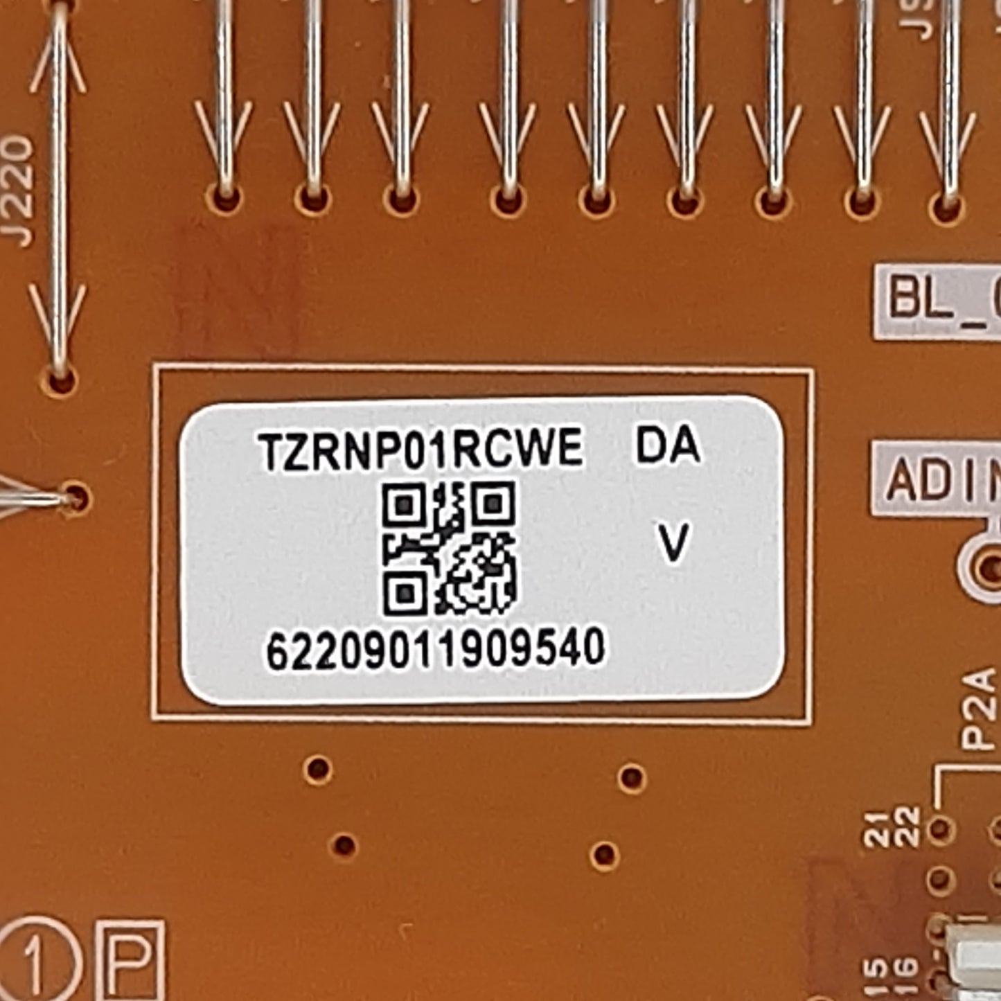 CARTE D'ALIMENTATION TZRNP01RCWE DA pour Télé PANASONIC  TXW-65FX700E