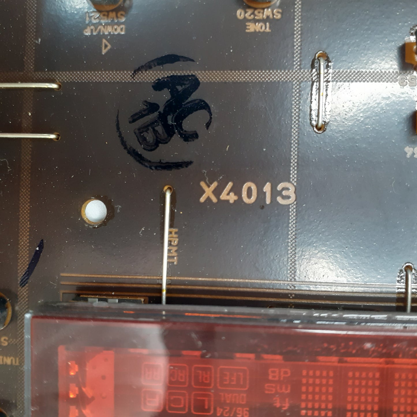 CARTE DE COMMANDE WA70850 pour ampli YAMAHA RX-V540RDS