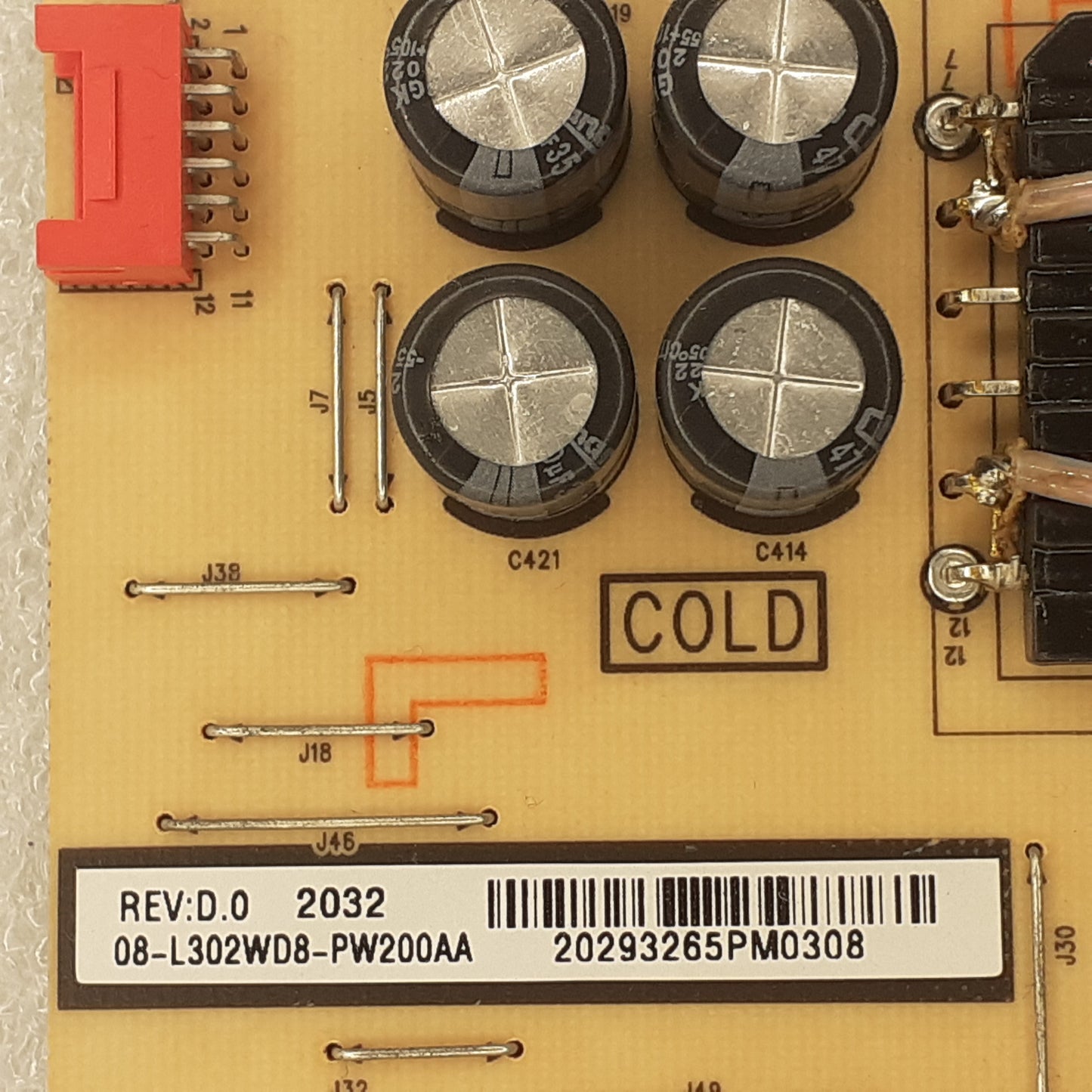 CARTE D'ALIMENTATION 08-ML302WD8-PW200AA pour Télé TCL  65C715