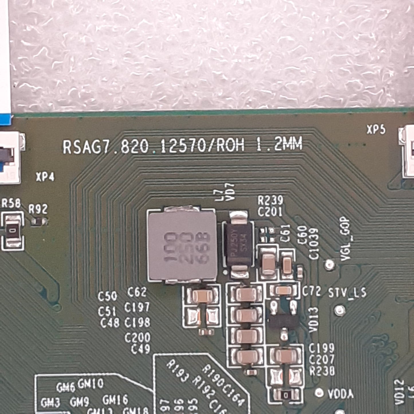 CARTE T-CON RSAG7.820.12570 pour Télé HISENSE  50A63H