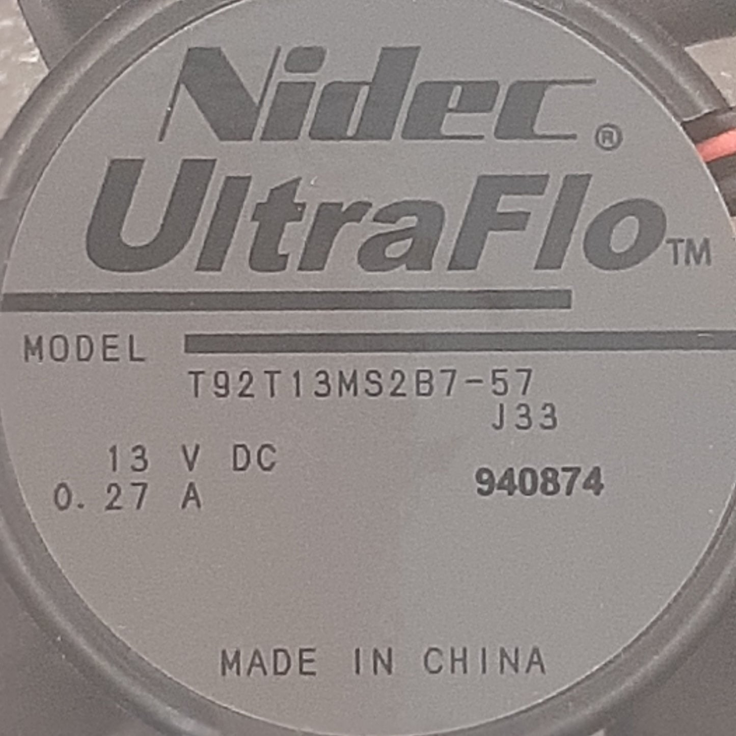 VENTILATEUR NIDEC T92T13MSB7-57 pour Vidéoprojecteur EPSON H799B