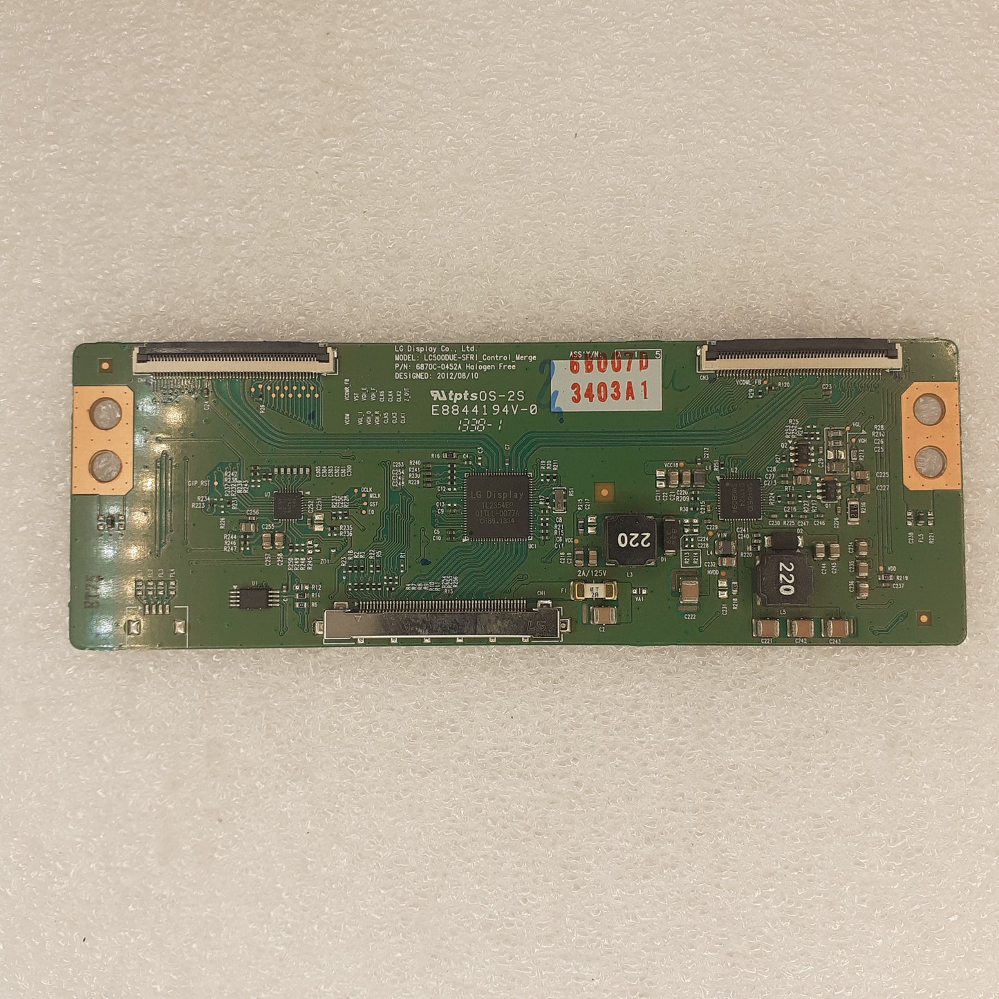 CARTE T-CON LG 6870c-0452A pour Télé LG 50LA620S